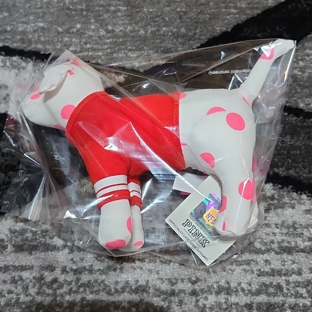 VS PINK RARE ATLANTA FLACONS 1ST-EDITION NFL JERSEY  PLUSH COLLECTIBLE DOG - Picture 12 of 15